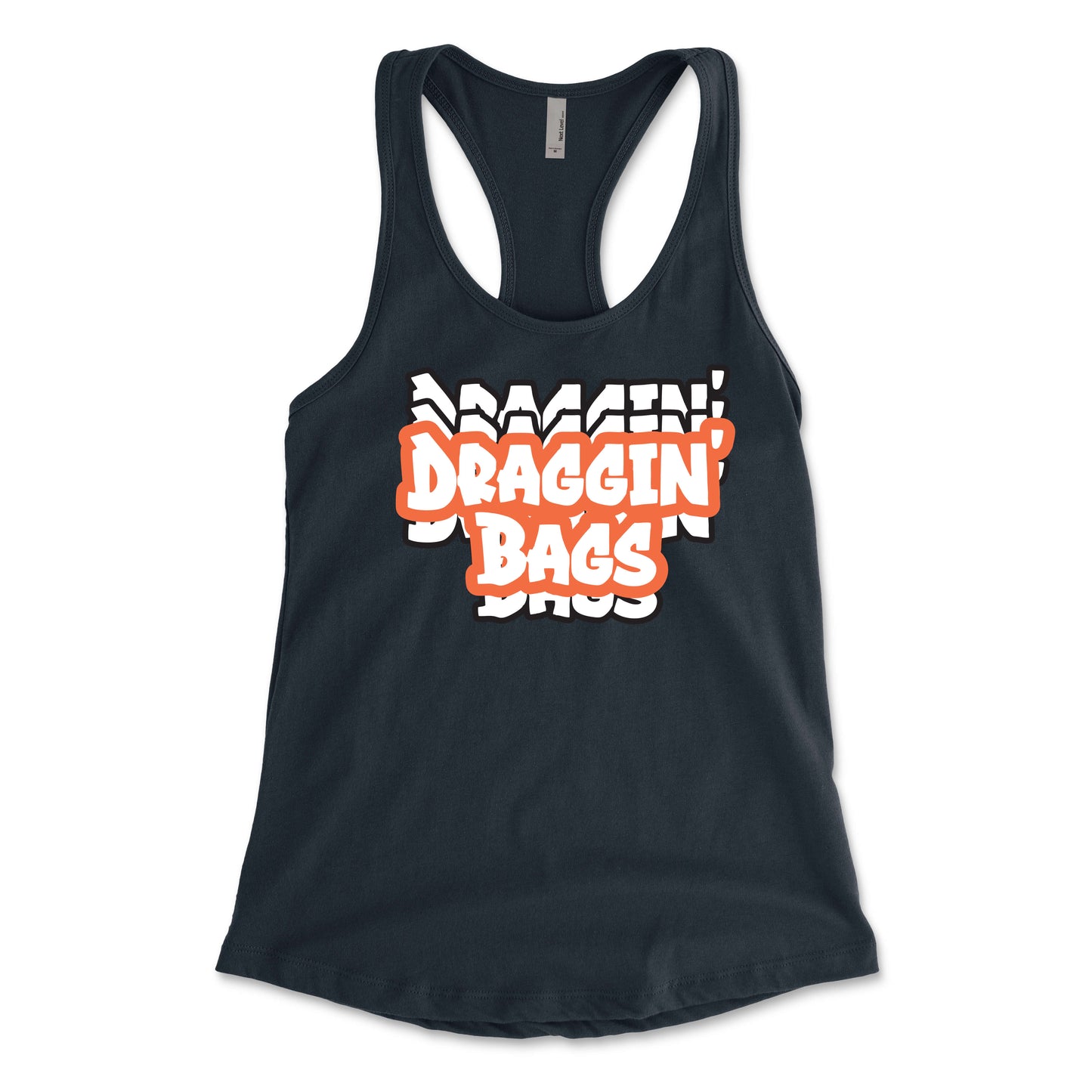 Draggin' Graffiti Orange Women's Racerback