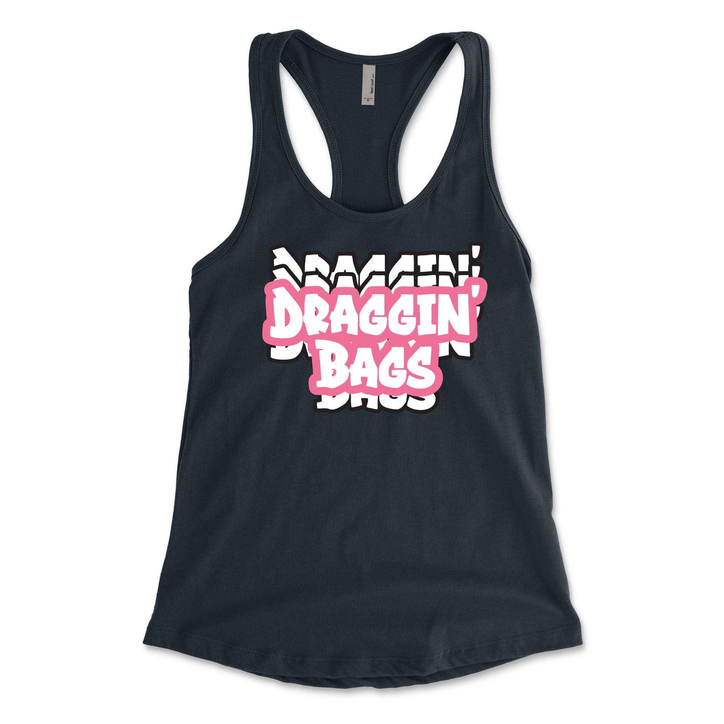 Draggin' Graffiti Pink Women's Racerback