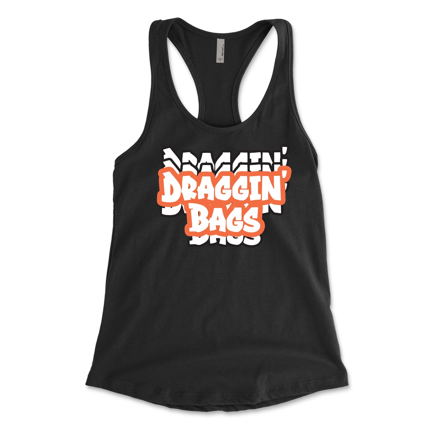 Draggin' Graffiti Orange Women's Racerback