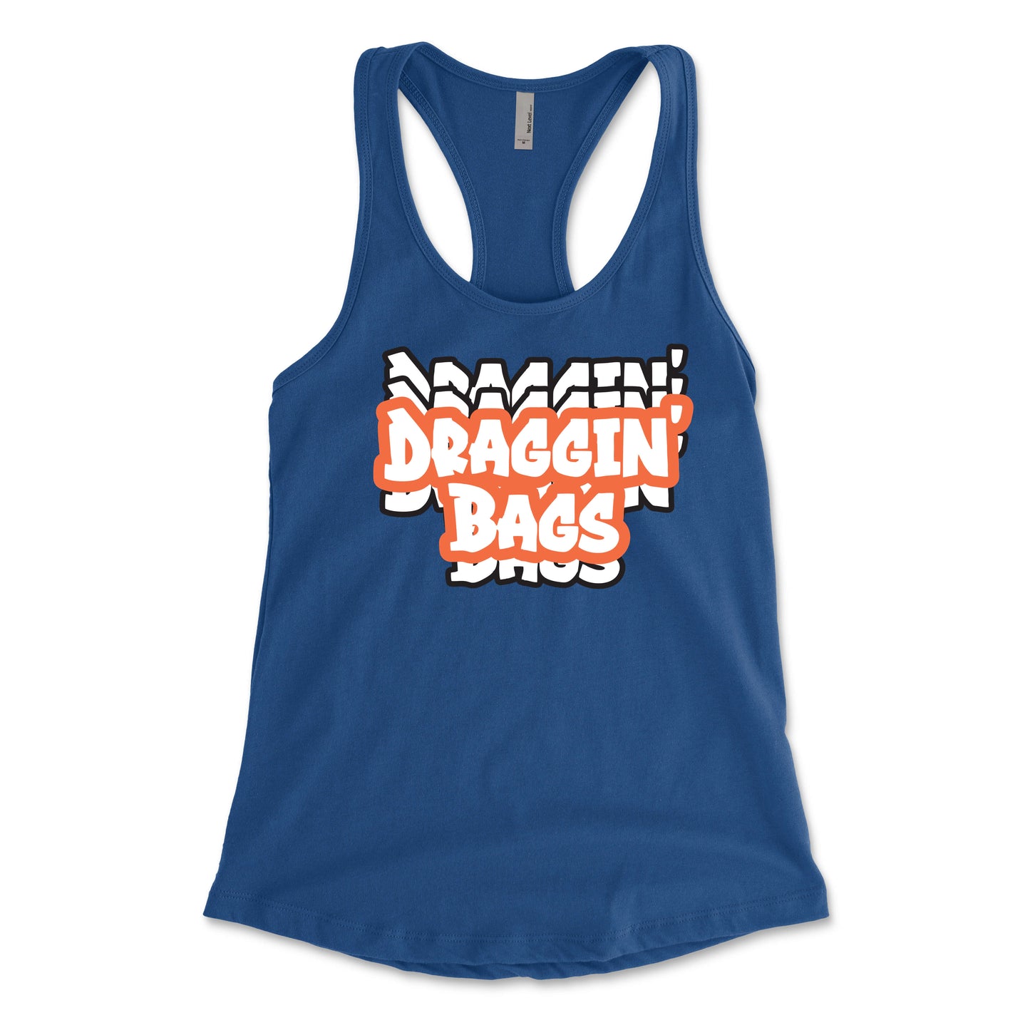 Draggin' Graffiti Orange Women's Racerback