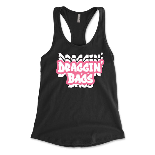 Draggin' Graffiti Pink Women's Racerback