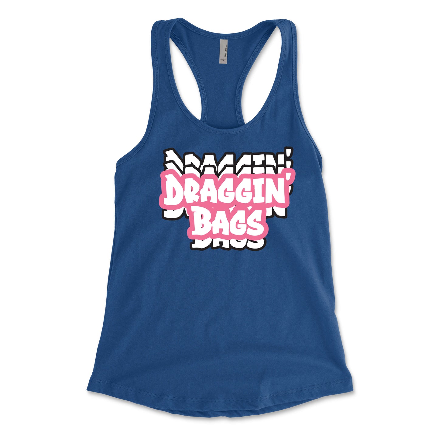 Draggin' Graffiti Pink Women's Racerback