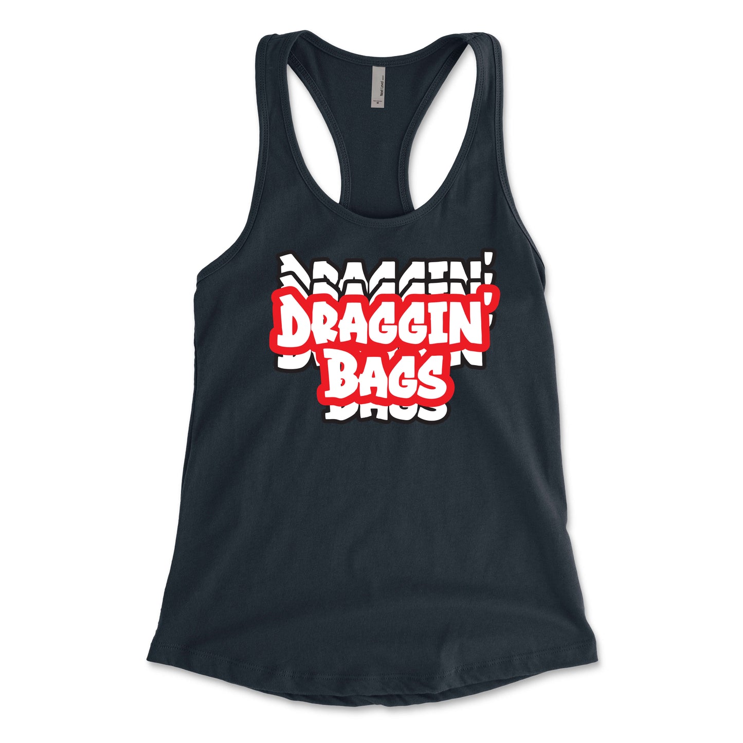 Draggin' Graffiti Red Women's Racerback