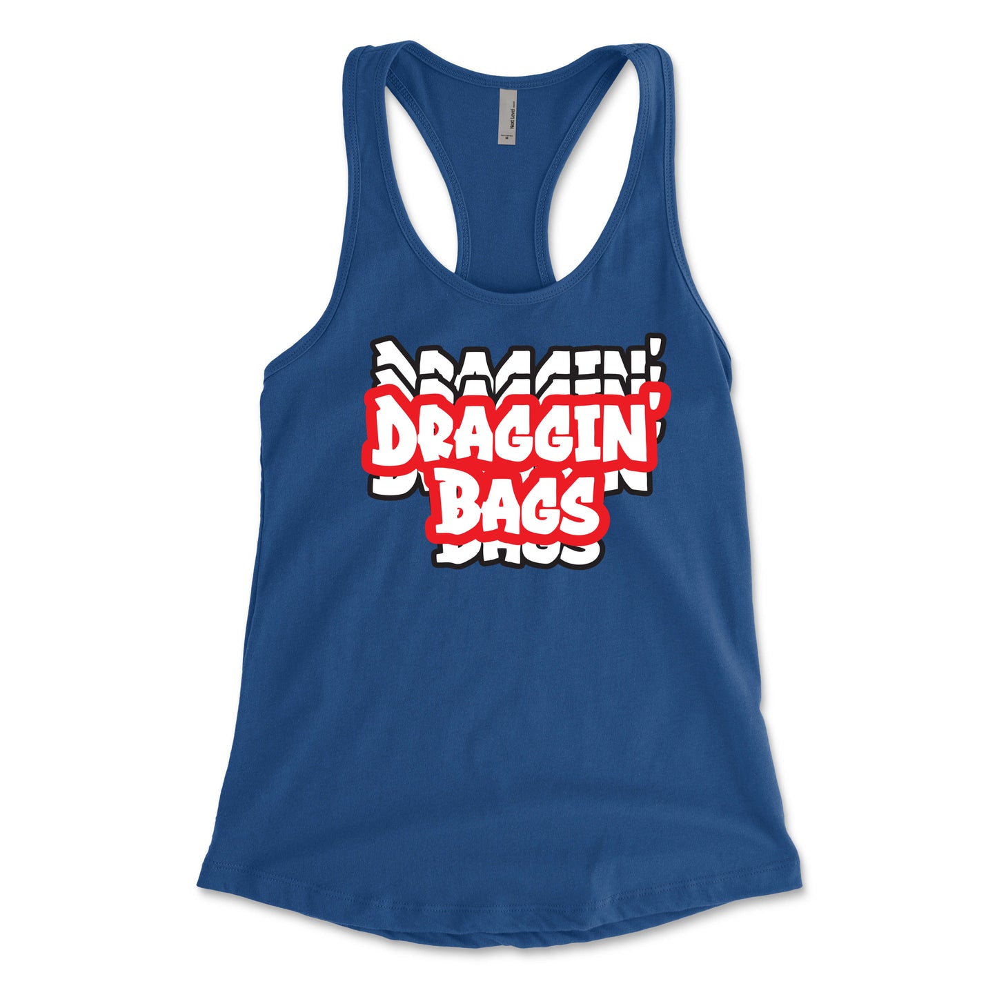 Draggin' Graffiti Red Women's Racerback
