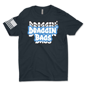 Draggin' Graffiti Blue Men's T-Shirt