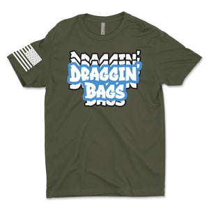 Draggin' Graffiti Blue Men's T-Shirt
