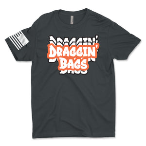 Draggin' Graffiti Orange Men's T-Shirt
