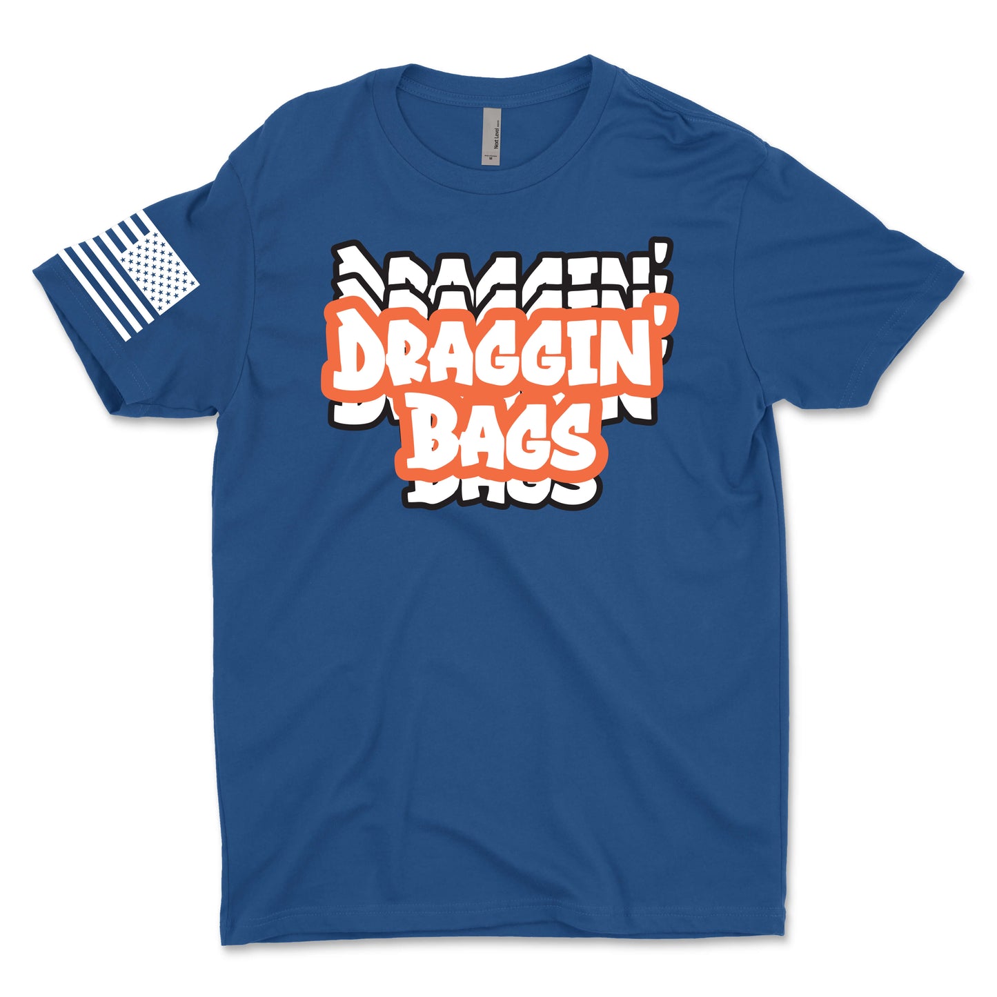 Draggin' Graffiti Orange Men's T-Shirt
