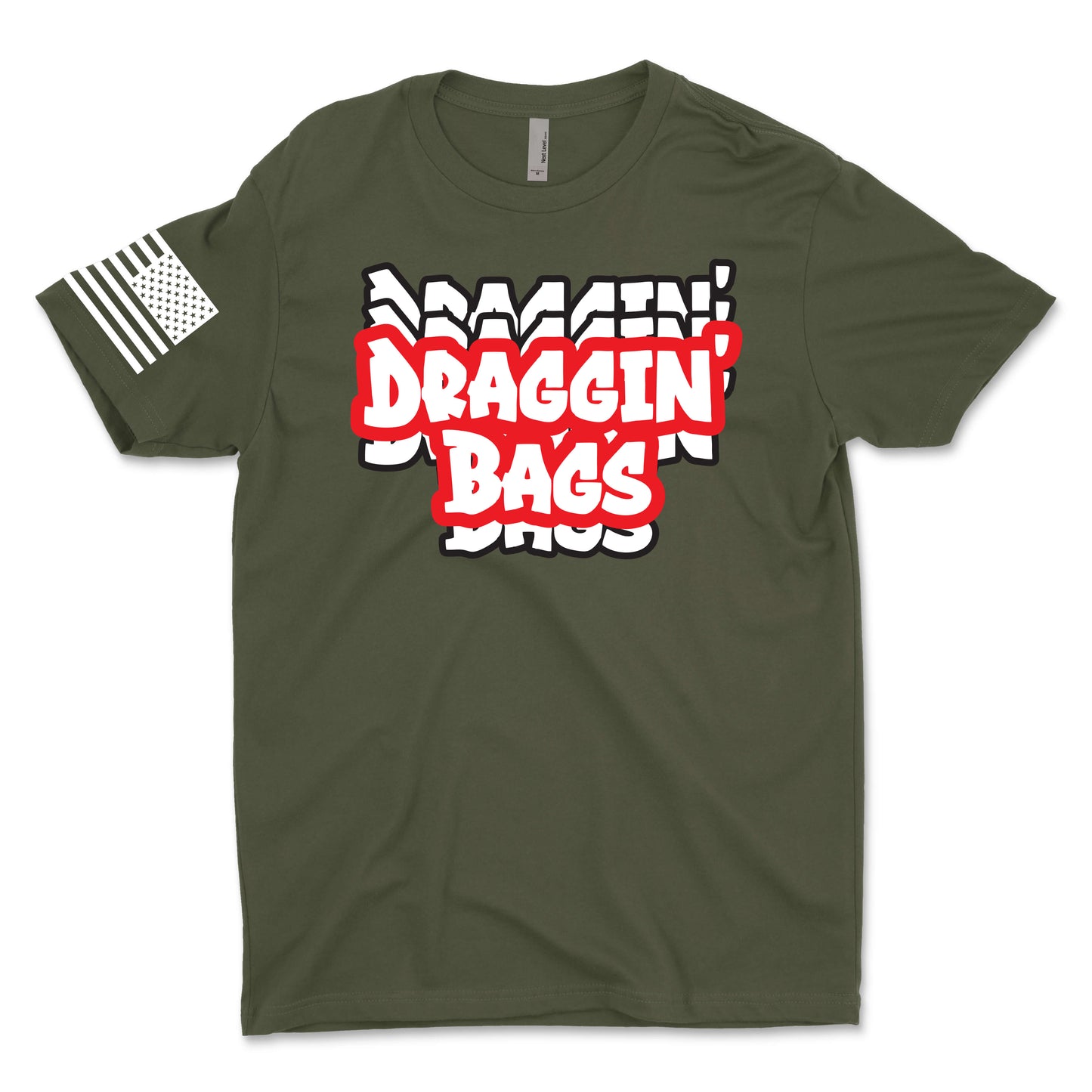 Draggin' Graffiti Red Men's T-Shirt