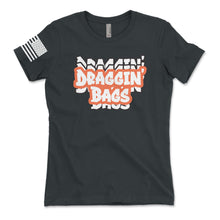 Load image into Gallery viewer, Draggin&#39; Graffiti Orange Women&#39;s T-Shirt