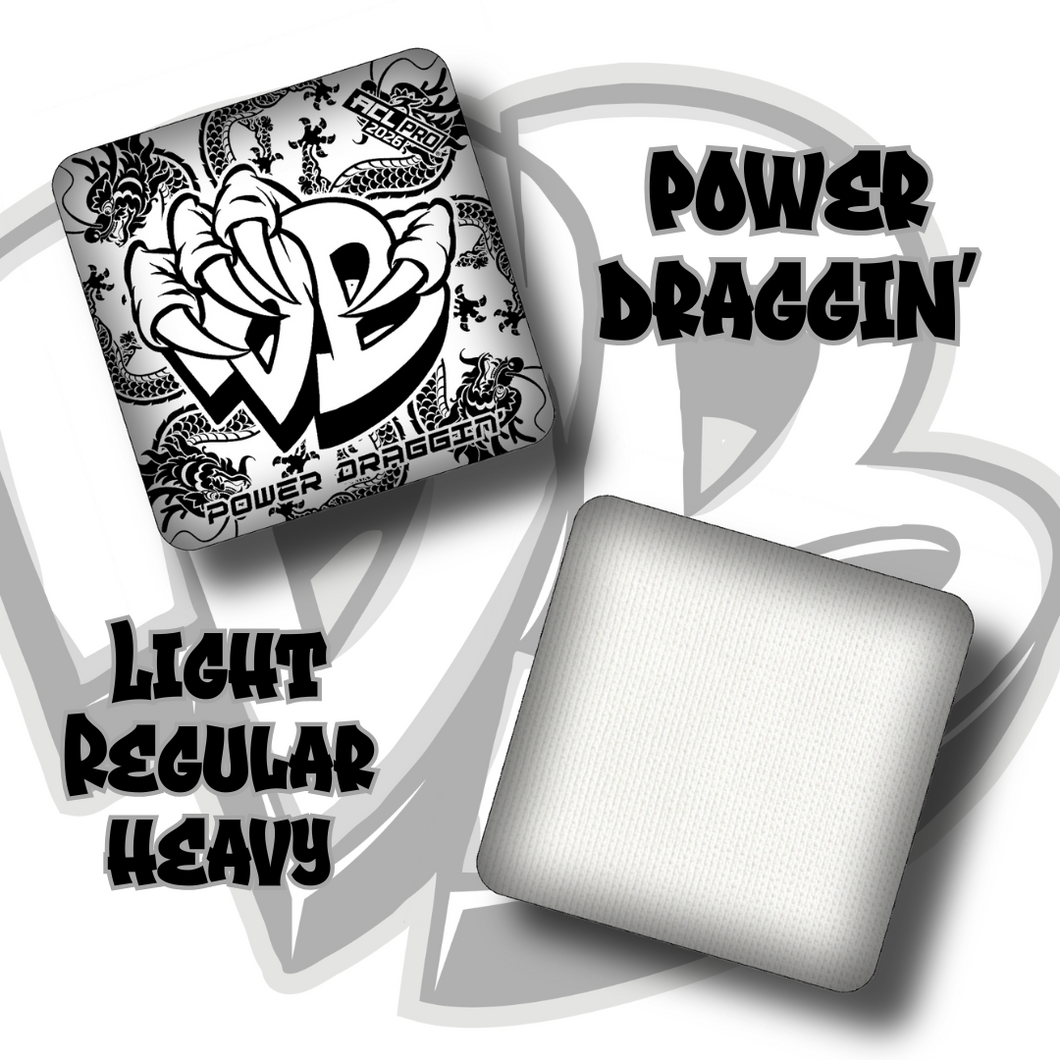 Black and White Dragon Print Power Draggin'